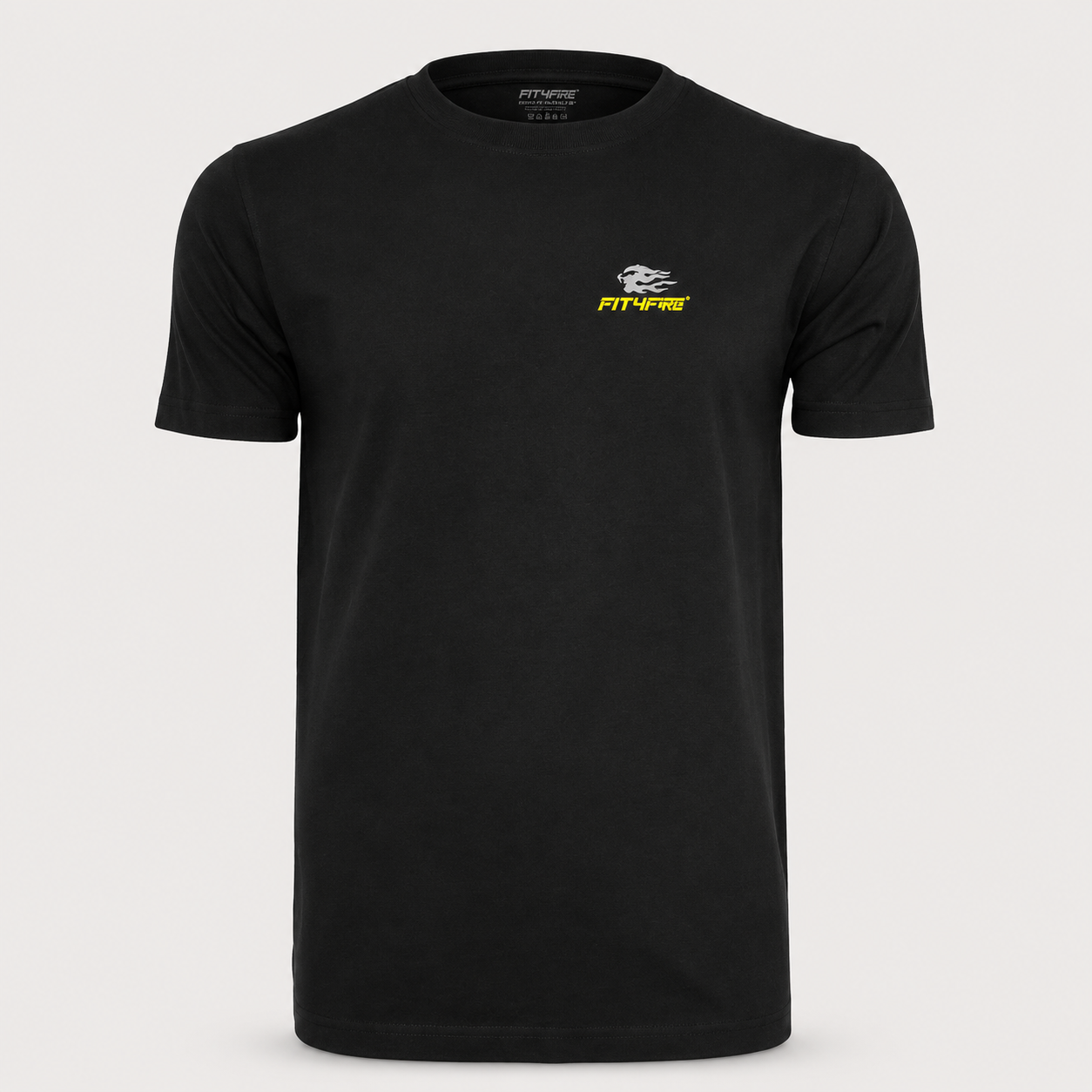 Fit4Fire Performance T-Shirt „Flame“ – Herren · Schwarz