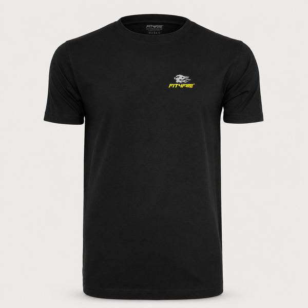 Fit4Fire Statement T-Shirt „Blackout“ – Herren · Schwarz