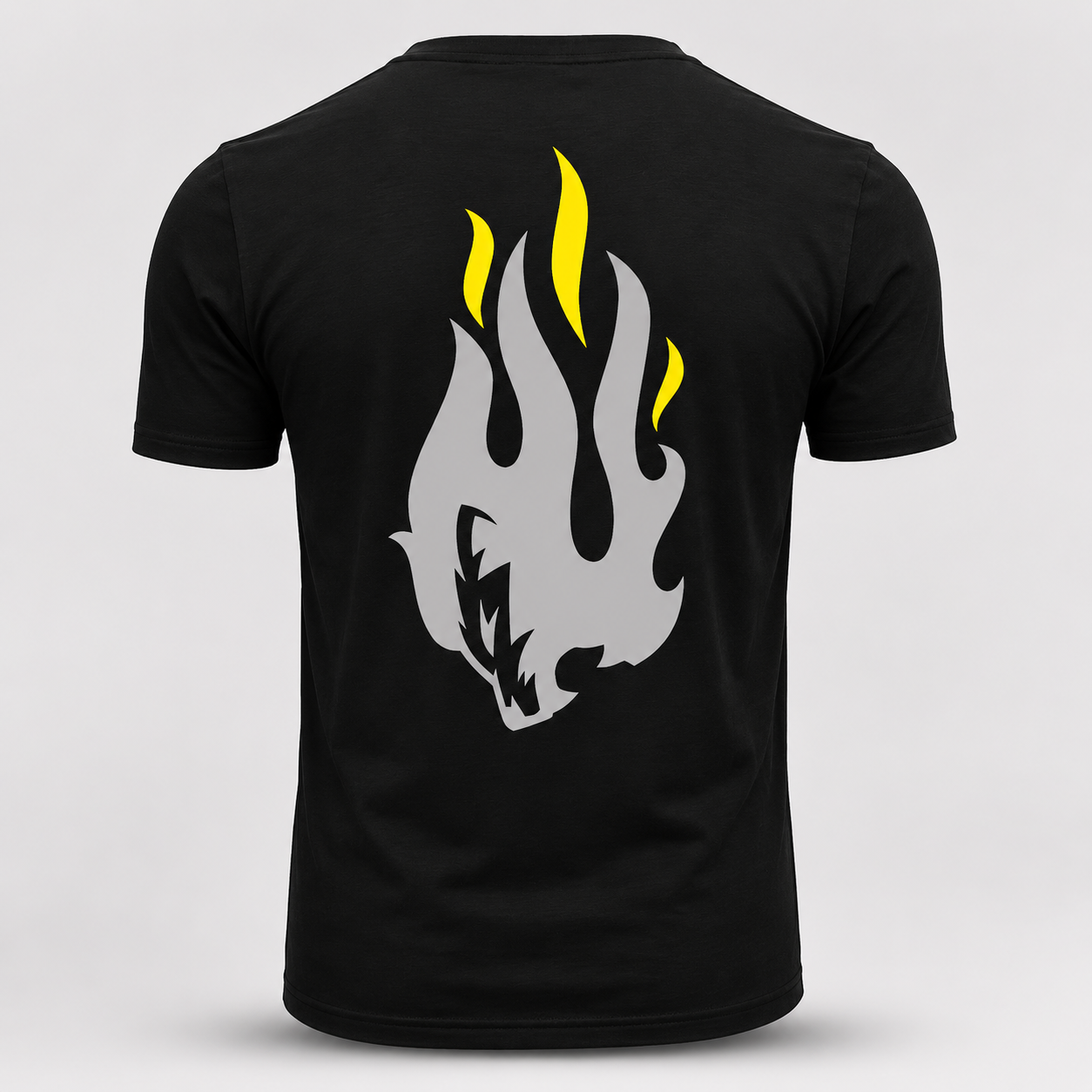 Fit4Fire Performance T-Shirt „Flame“ – Herren · Schwarz