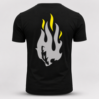 Fit4Fire Performance T-Shirt „Flame“ – Herren · Schwarz