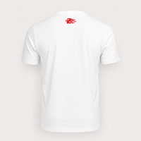 Fit4Fire Rescue T-Shirt „Pulse“ – Herren · Weiß / Rot