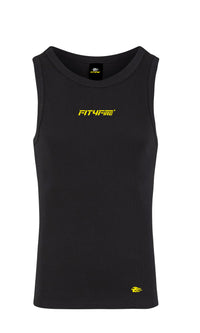 Fit4Fire Athletics Tank „Flame“ – Herren · Schwarz