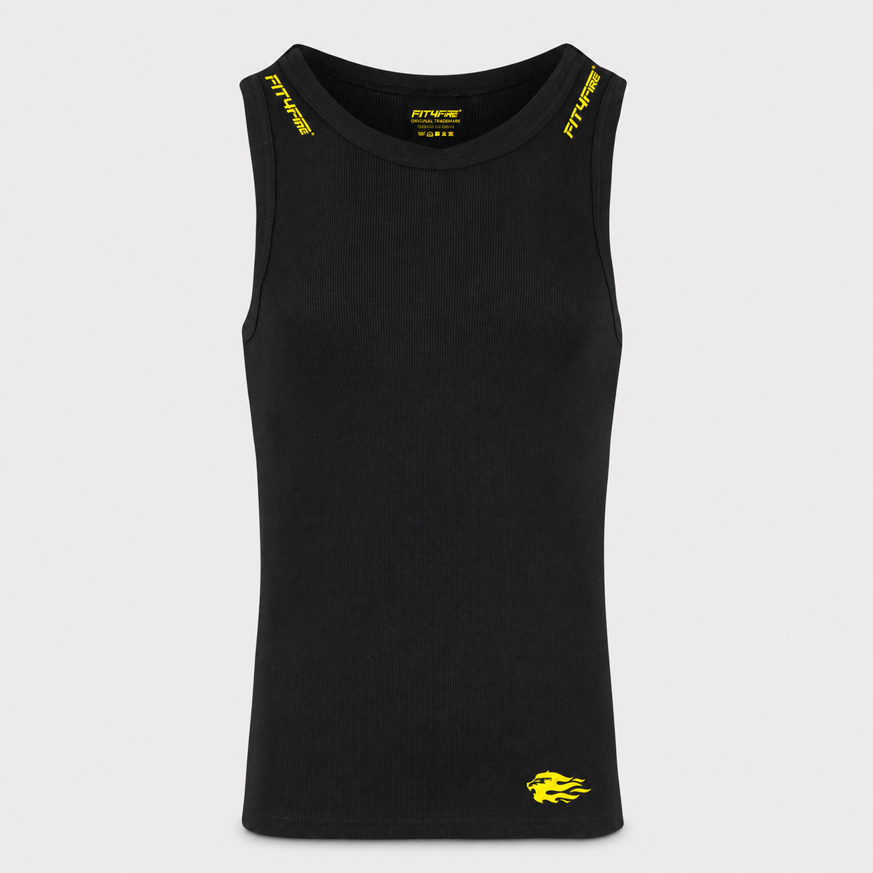 Fit4Fire Athletics Tank „Blackout“ – Herren · Schwarz