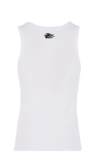 Fit4Fire Athletics Tank „Flame“ – Herren · Weiß